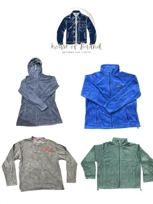 Pre Order Discount Columbia half zipper and full zipper fleece jackets